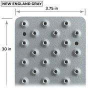 HandiTreads Non-Slip Outdoor Stair Treads: New England Gray - 30" (Single Tread)