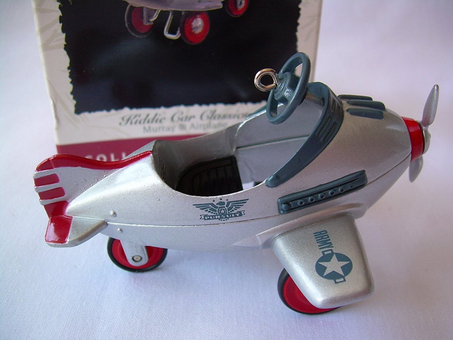 Hallmark Keepsake Kiddie Car Classics Murray Airplane Christmas Ornament New 1996