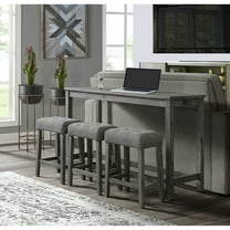 Multipurpose Bar Table Set with Stools - Modern Home Accent Furniture