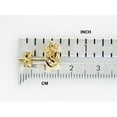 thumbnail image 4 of 14k Yellow Gold Classic Love Knot Stud Post Earrings, 4 of 5