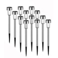 thumbnail image 1 of 12 luces solares para jardín, impermeables, LED, para patio, césped y caminos., 1 of 5