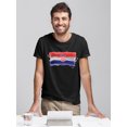 thumbnail image 2 of Brush Painting Of Croatia T-Shirt Men -Image by Shutterstock, Male Medium, 2 of 4