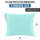 thumbnail image 3 of Protectores de almohada Utopia Bedding impermeables (paquete de 2) estándar, 3 of 8
