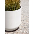 thumbnail image 6 of Veradek Mason Series Kona 10" Plastic-Stone Planter - White, 6 of 10
