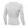 thumbnail image 2 of T-Shirt à Manches Longues pour Hommes, Coupe Sèche, Évacuation de l'Humidité, Performance, Protection Solaire UV, Extérieur, Actif, Athlétique, Col Ras du Cou, Tailles P-TTG, 2 of 11