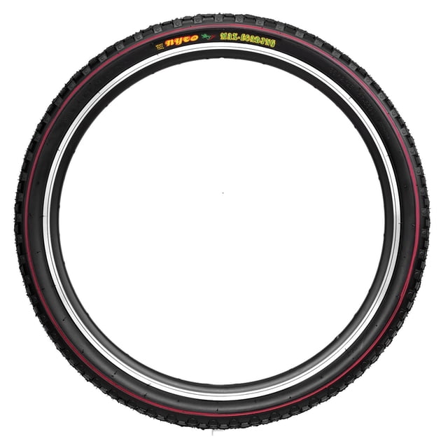 Llanta para Bicicleta Nyco R26 x2.125 Negra con Linea Roja