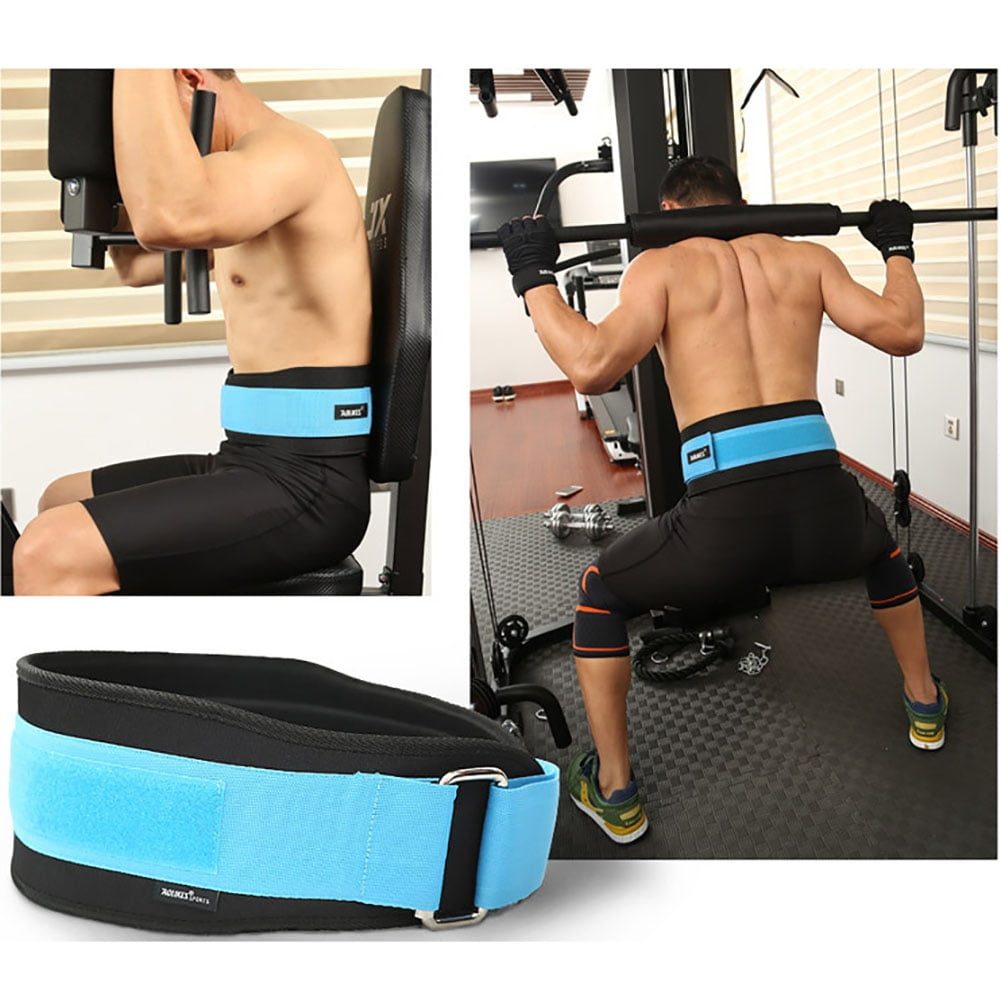 Weight Lifting Belt Training Gym Fitness Bodybuilding Workout Black 5.5'' Black 
