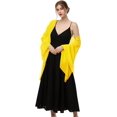 thumbnail image 3 of ORUYROP Châle Foulard Enveloppements Doux Chiffon Dentelle Pashmina pour Robes de Soirée pour occasions Formelles, 3 of 7