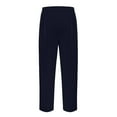 thumbnail image 3 of Sweatpants Kids Navy Sweatshirt Girls Basic Boys Athletic Pants Wide Leg Pants with Pocket Boys 6-7 Years Pants, 3 of 9