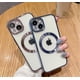 thumbnail image 2 of Funda magnética galvanizada simple para iPhone 13 Mini, tacto metalizado, antideslizante, a prueba de golpes, protección para cámara, antiarañazos y anticaídas., 2 of 5
