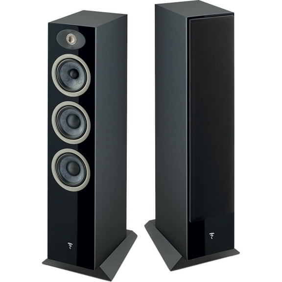 Focal THEVAN2BLK Theva No. 2 3-Way Floor-Standing Speaker (Each) - Black Lacquer