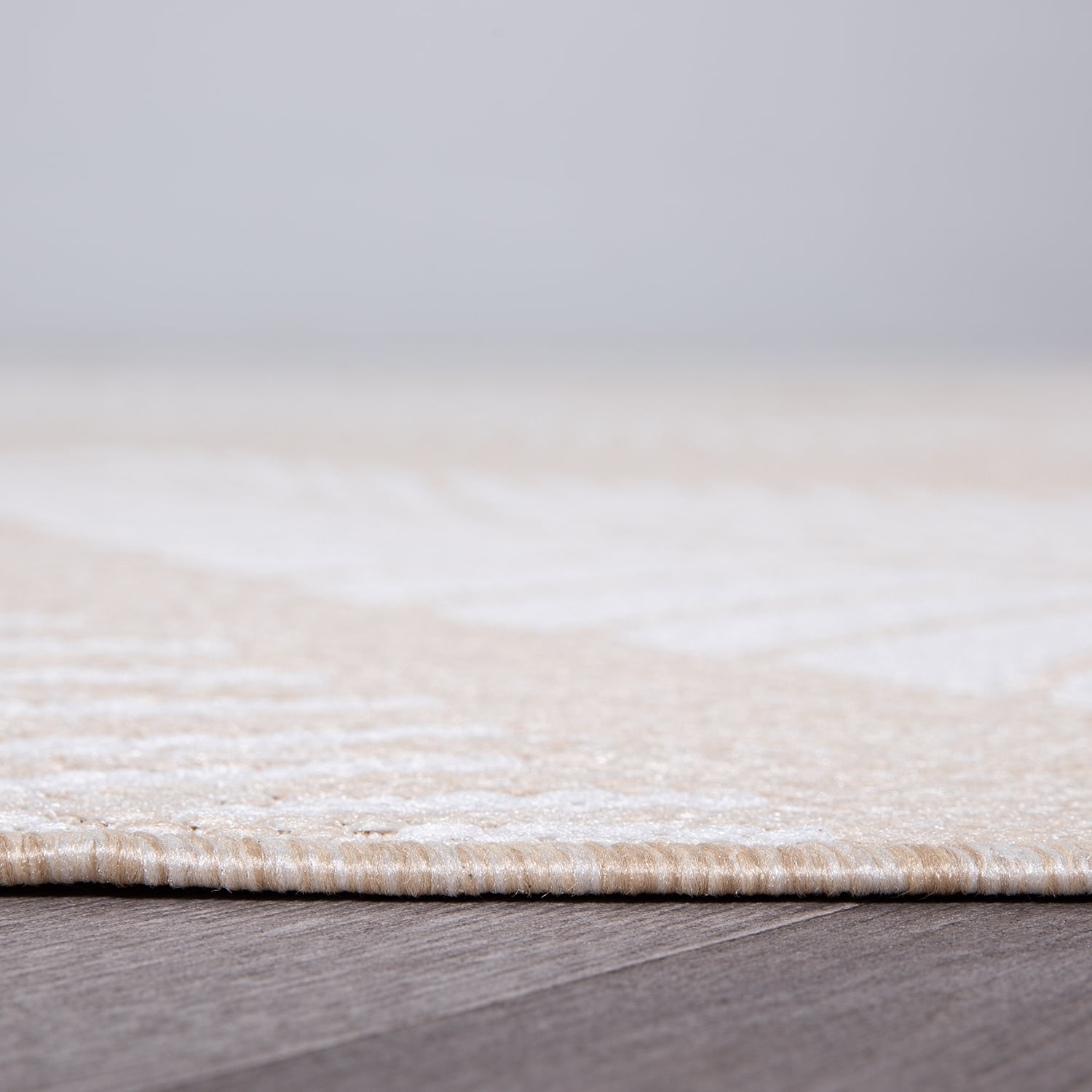 World Rug Gallery Distressed Palm Leaves Textured Flat Weave Indoor/Outdoor Area Rug - NATURAL 7'10"X10'