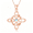 F, variant on Celtic Witch Knot Necklace, 925 Sterling Silver Crystal Nudo De Bruja Witchy Jewelry for Women