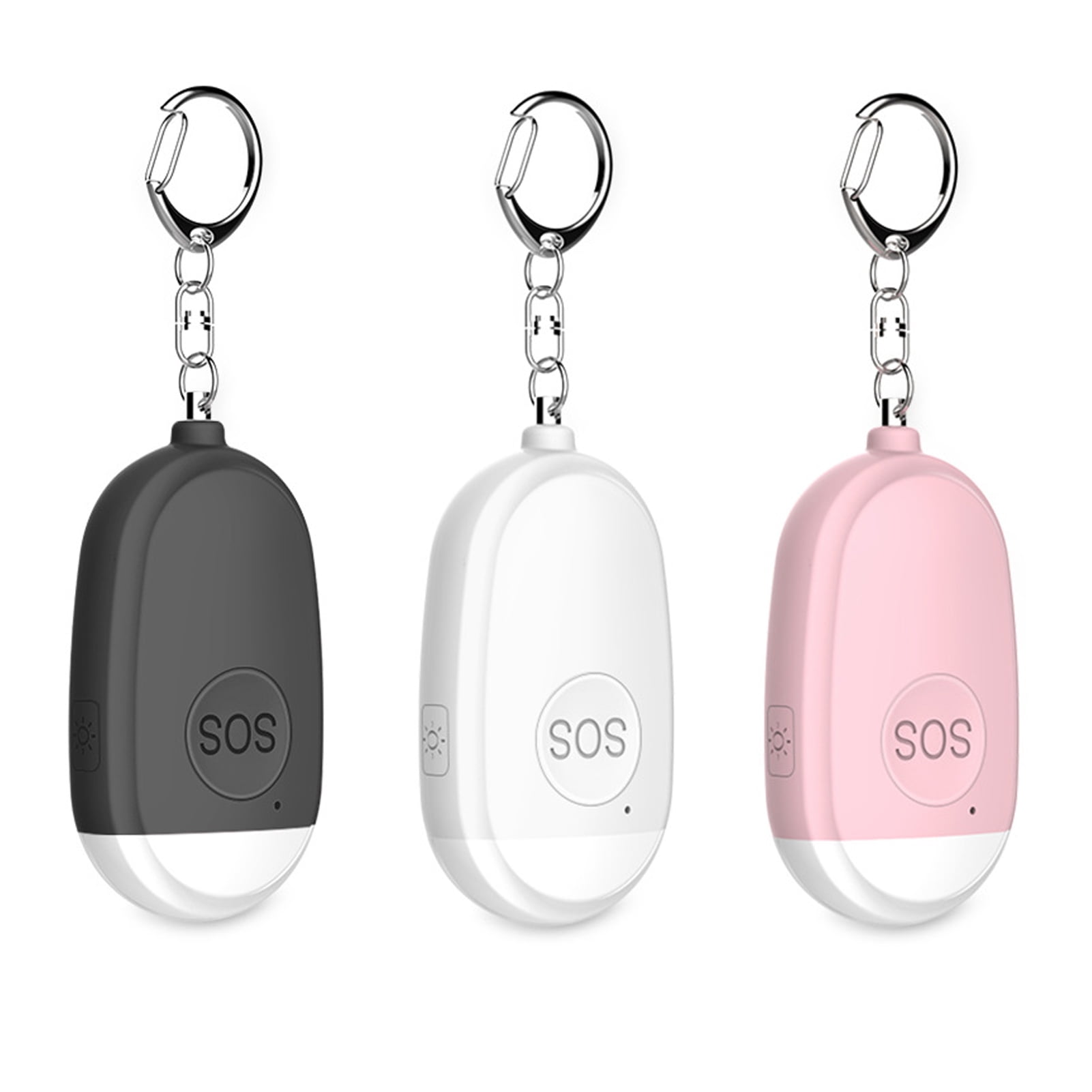 New Personal Alarm Emergency Safety Wing Shape Self Defense Anti-Attack Keychain 