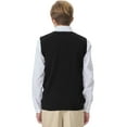 thumbnail image 4 of Classroom School Uniforms Big Kid Sweater Vest 56912, M, Black, 4 of 7