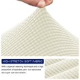 thumbnail image 3 of 2024 Housse de Coussin de Siège Extensible à Texture en Grille (3 Pcs Kaki), 3 of 5