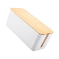 thumbnail image 2 of Stylish Home Office Power Strips Protectors Hide Wire Hider Cable Management Box White S, 2 of 9