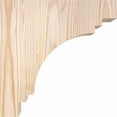 thumbnail image 3 of 5 1/2"W x 10"D x 10"H Pescadero Smooth Corbel, Douglas Fir, 3 of 9