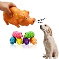 thumbnail image 5 of Pet Dog Chew Toys Puppy Heartbeat Animal Cute Rubber Screaming Pig Stop Chewing Dog Spray Strong Grunts Squeaky Dog and Roxie No Chew Puppy Molar Teeth Vocal Dog Gift Bundle Toy Pet Products, 5 of 5