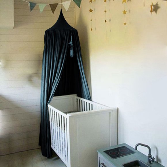 Kid Bed Canopy,HURRISE Multicolor Round Dome Hanging Bed Canopy Mosquito Net Curtain for Baby Kids Playing Home Decor