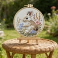 thumbnail image 5 of Easter Bunny Embroidery DIY Craft For Beginners With Pattern Thread And Needle, 5 of 5