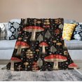 thumbnail image 2 of COMIO Mushroom Blanket Soft Lightweight Flannel Throw Blankets for Girls Boys Kids Men Women Birthday Mushrooms Gifts, 2 of 6
