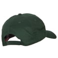 thumbnail image 4 of Fishing Crossed Fishhooks Embroidered Solid Cotton Pro Cap - Dk Green OSFM, 4 of 5