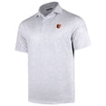 thumbnail image 2 of Men's Gray Baltimore Orioles Sublime Tri-Blend Polo, 2 of 3