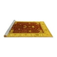 thumbnail image 2 of Ahgly Company Machine Washable Indoor Rectangle Oriental Yellow Industrial Area Rugs, 4' x 6', 2 of 4