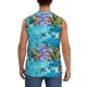 thumbnail image 4 of Balery Corals and Tropical Fish Camisetas sin mangas para hombre, absorbe la humedad y protege contra el mal olor.-XX-Large, 4 of 7