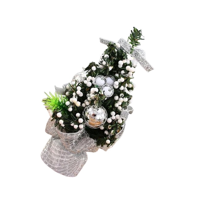 Inteprter Mini árbol de Navidad, fiesta, Festival, decoración de de Navidad, hogar, comedor, oficina, Hotel, adorno para el salón, regalos Kits de decoración para fiestas