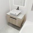 thumbnail image 4 of 30 " Modern Design Float Bathroom Vanity With Ceramic Basin Set, Wall Mounted White Vanity With Soft Close Door,KD-Packing,KD-Packing,2 Pieces Parcel, 4 of 9