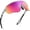Shiny Transparent Gray | Purple Red Mirror, variant on Xagger Sport Shield Sunglasses for Men Women Cycling Running Baseball UV400 Sun Glasses Wrap Around TR90 Frame