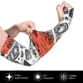 thumbnail image 3 of Fotbe French Food UV Sun Protection Arm Sleeves - Tattoo Cover Up - Basketball Arm Sleeve UPF 50 Cooling for Men Women, 3 of 8