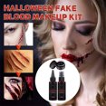 thumbnail image 3 of Kit de maquillaje de efectos especiales de Halloween realista lavable para fiesta de disfraces de escenario, 3 of 9