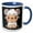 Blue/White, variant on 3drose, Kawaii Aries Lamb, 15oz Two-tone Red Mug