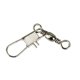 thumbnail image 1 of Naiovety 100 Uds rodamiento de bolas giratorio de pescado con conector a presión de seguridad anillos sólidos pesca Pescar Miedź 6+3, 1 of 6