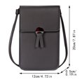 thumbnail image 2 of JAHH Crossbody Purses for Women Adjustable Strap Shoulder Bag with Visual Mobile Phone Window Ladies Fashion Solid Soft Casual Totel Bag Crossbody Bag, 2 of 2