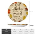 thumbnail image 2 of Sikiie Thanksgiving With A Grateful Heart Bone China Decorative Plate Personality Ceramic Dinner Plate Crafts Decorative Ceramic Decorative Plate -10in, 2 of 6