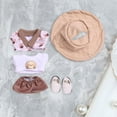 thumbnail image 1 of Camiseta para muñeca perfecl abrigo y pantalones cortos 15 cm con sombrero y zapatos, 1 of 8