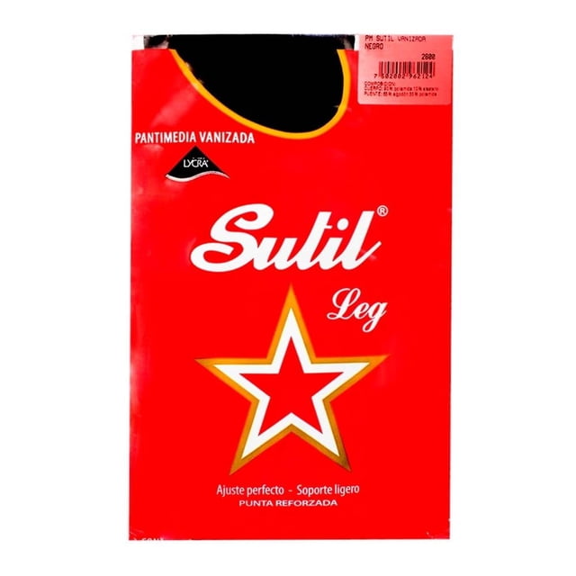 Pantimedia Sutil Talla M Vanizada Negro