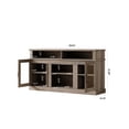 thumbnail image 3 of Modern LED TV Stand, 58 Inches Large Entertainment Center With Storage Cabinet And Open Shelves, Farmhouse TV Media Console Cabinet For Living Room, 3 of 8