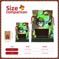 thumbnail image 3 of Pofeuu Scooby-Doo Print Christmas Gift Bag, Burlap Drawstring Pouch with Kraft Paper Card for Holiday, Party, and Birthday Wrapping-Small, 3 of 7