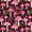 Hot Pink, variant on Homewish Cute Fairies Bird Hedgehog Twin Quilt Set,Kawaii Mushrooms Flowers Twin Coverlet Set,Black,Black Reversible,2pcs
