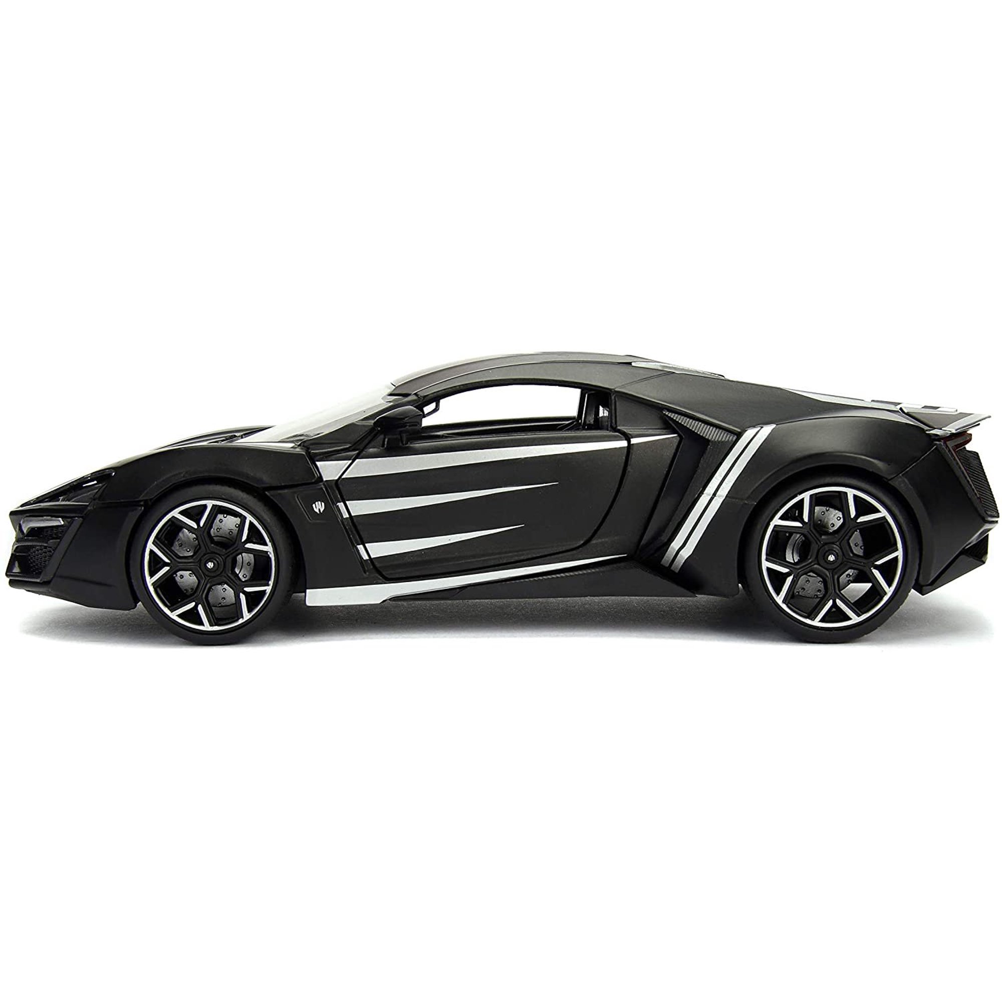 Marvel Black Panther & Lykan Hypersport Die-cast Car, 1:24