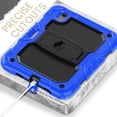 thumbnail image 4 of FJLBDE Case for iPad Mini 7 A17 Pro 2024/Mini 6 2021 8.3 Inch 7th/6th Gen, Rugged Shockproof Tablet Cases Cover with Kickstand Shoulder Strap, Blue, 4 of 7