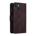 thumbnail image 6 of Compatible With iPhone 15 Plus Wallet Case Full Coverage Dustproof Dual Layer Card Pockets Kickstand Crossbody Lanyard Shockproof Synthetic Leather Lightweight Luxury Phone Cover,Brown, 6 of 16