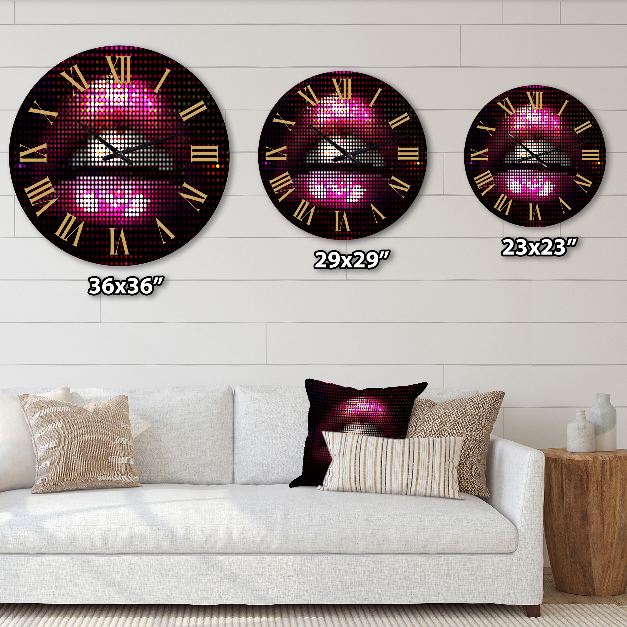 Designart 1 in Quartz Modern/Contemporary Wall Clock