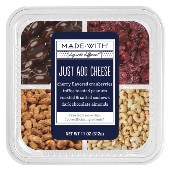 Made With Cranberry Nut Toffee Chocolate Quad 11 oz (Pack of 12)