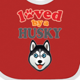 thumbnail image 4 of Inktastic Husky Dog Lover Boys or Girls Baby Bib, 4 of 4